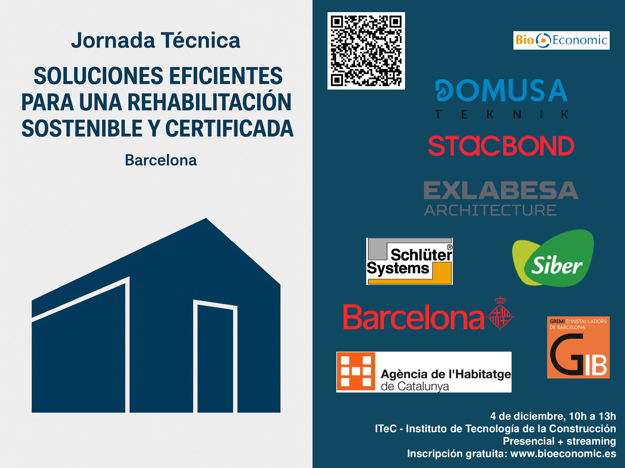 Jornada “Soluciones Eficientes para una Rehabilitación Sostenible y Certificada”